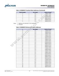 M58BW32FT4D150 Datasheet Page 17