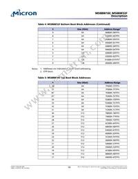 M58BW32FT4D150 Datasheet Page 19