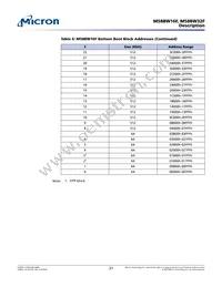 M58BW32FT4D150 Datasheet Page 21