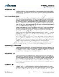 M58BW32FT4D150 Datasheet Page 23