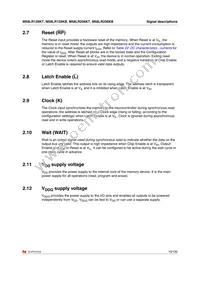 M58LR256KT70ZQ5E Datasheet Page 19