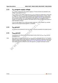 M58LR256KT70ZQ5E Datasheet Page 20