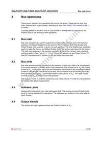 M58LR256KT70ZQ5E Datasheet Page 21