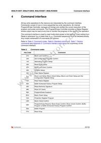 M58LR256KT70ZQ5E Datasheet Page 23