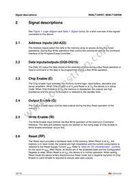 M58LT128HST8ZA6F TR Datasheet Page 12