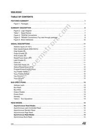 M58LW032C90ZA1 Datasheet Page 2