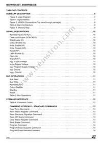 M58WR064ET70ZB6T Datasheet Page 2