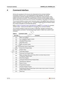 M58WR064KU70ZA6E Datasheet Page 22