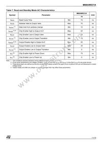 M68AW031AM70N6T Datasheet Page 11