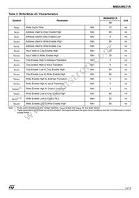 M68AW031AM70N6T Datasheet Page 13