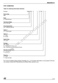 M68AW031AM70N6T Datasheet Page 17