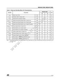 M68AW128ML70ZB6 Datasheet Page 11