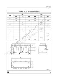 M74HC02TTR Datasheet Page 5