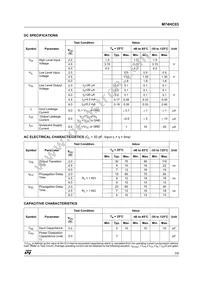 M74HC03RM13TR Datasheet Page 3