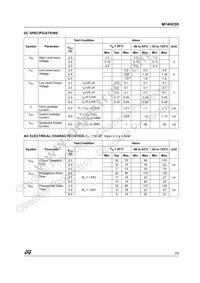 M74HC05RM13TR Datasheet Page 3