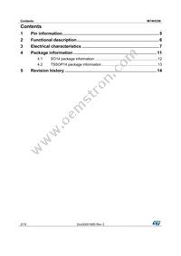 M74HC08RM13TR Datasheet Page 2
