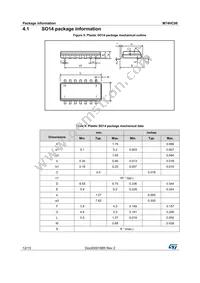M74HC08RM13TR Datasheet Page 12