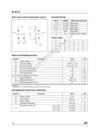 M74HC10RM13TR Datasheet Page 2