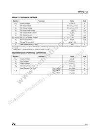 M74HC112RM13TR Datasheet Page 3