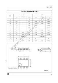 M74HC11TTR Datasheet Page 7