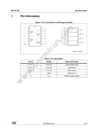 M74HC126TTR Datasheet Page 3