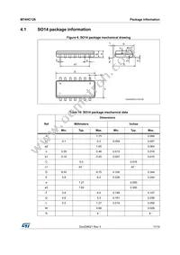 M74HC126TTR Datasheet Page 11