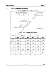 M74HC126TTR Datasheet Page 12