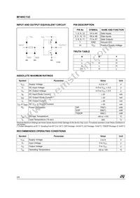 M74HC132TTR Datasheet Page 2