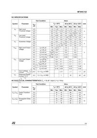M74HC132TTR Datasheet Page 3