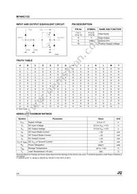 M74HC133RM13TR Datasheet Page 2