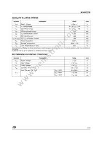 M74HC138TTR Datasheet Page 3