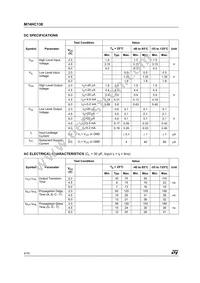 M74HC138TTR Datasheet Page 4
