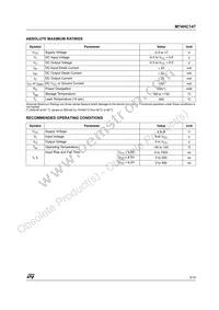 M74HC147RM13TR Datasheet Page 3
