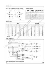 M74HC148TTR Datasheet Page 2