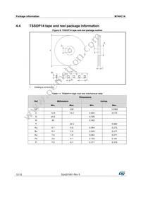 M74HC14YTTR Datasheet Page 12