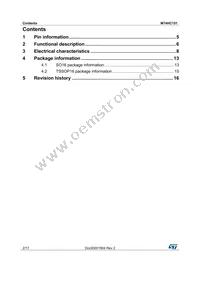 M74HC151YTTR Datasheet Page 2