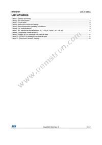 M74HC151YTTR Datasheet Page 3