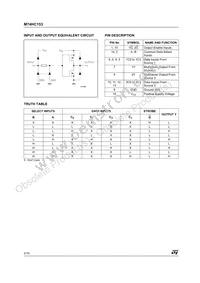 M74HC153RM13TR Datasheet Page 2