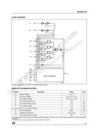 M74HC153RM13TR Datasheet Page 3