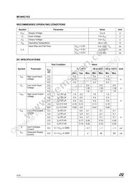 M74HC153RM13TR Datasheet Page 4