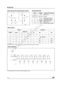 M74HC164TTR Datasheet Page 2