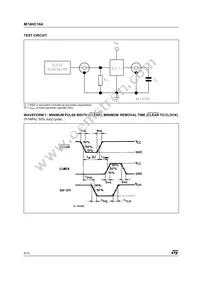 M74HC164TTR Datasheet Page 6