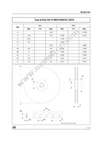 M74HC164TTR Datasheet Page 11