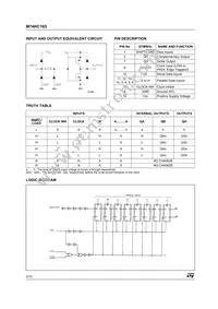 M74HC165RM13TR Datasheet Page 2