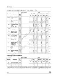 M74HC166B1R Datasheet Page 6