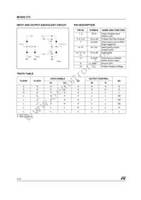 M74HC173B1R Datasheet Page 2