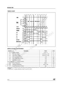 M74HC190RM13TR Datasheet Page 4