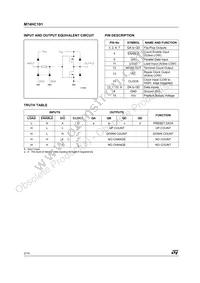 M74HC191B1R Datasheet Page 2