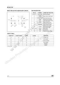 M74HC192RM13TR Datasheet Page 2