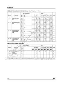 M74HC244B1R Datasheet Page 4